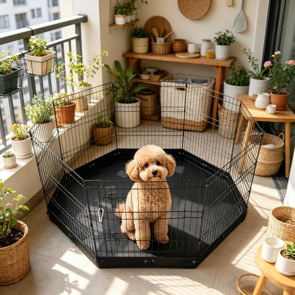 Maison de chien avec facile à nettoyer et espace-sauvegard pour l'extérieur