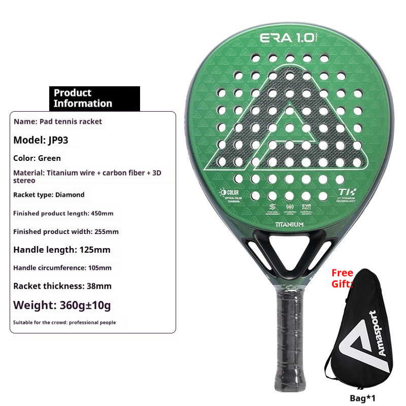 Raquette de tennis en fibre de carbone Cage Style