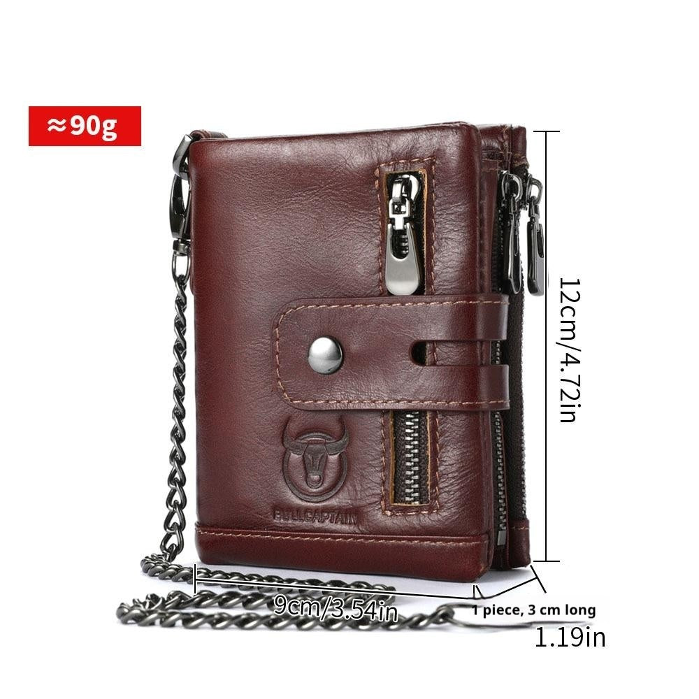 Capitaine Bull Hommes véritable porte-téléphone en cuir
