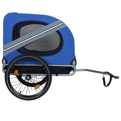 Grande remorque à vélo pliante pour chiens 120LB Capacité Transporteur d'animaux de compagnie tout-terrain