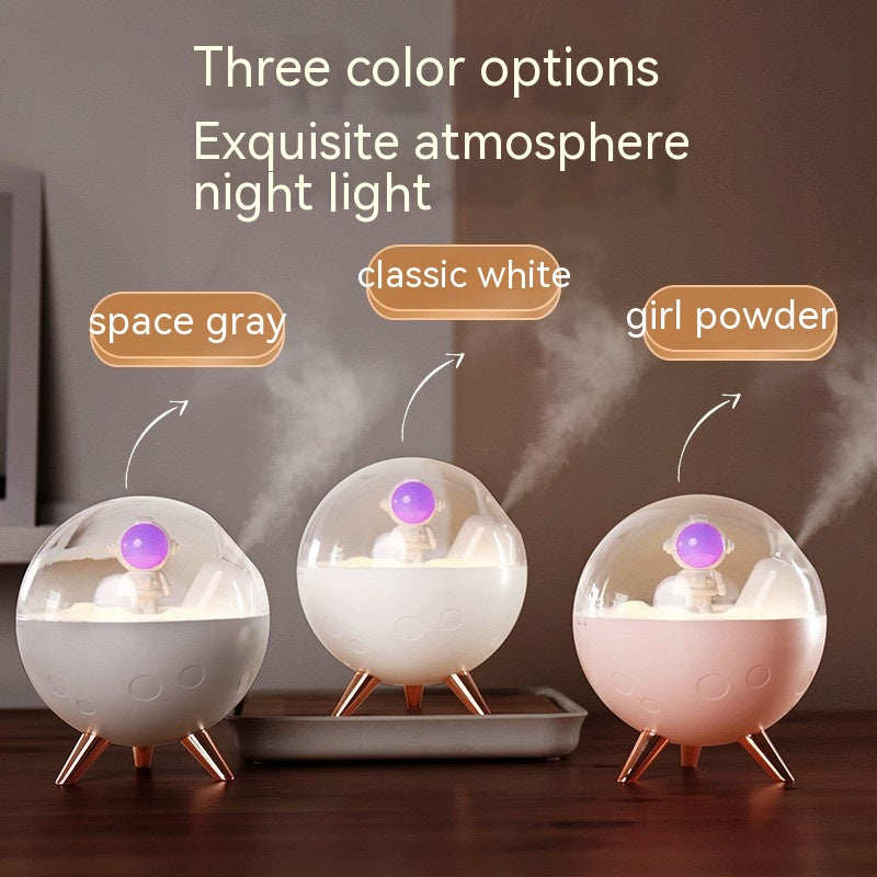 Chambre à coucher hydratant Usb Bureau sans fil Petit spray Spaceman Humidificateur