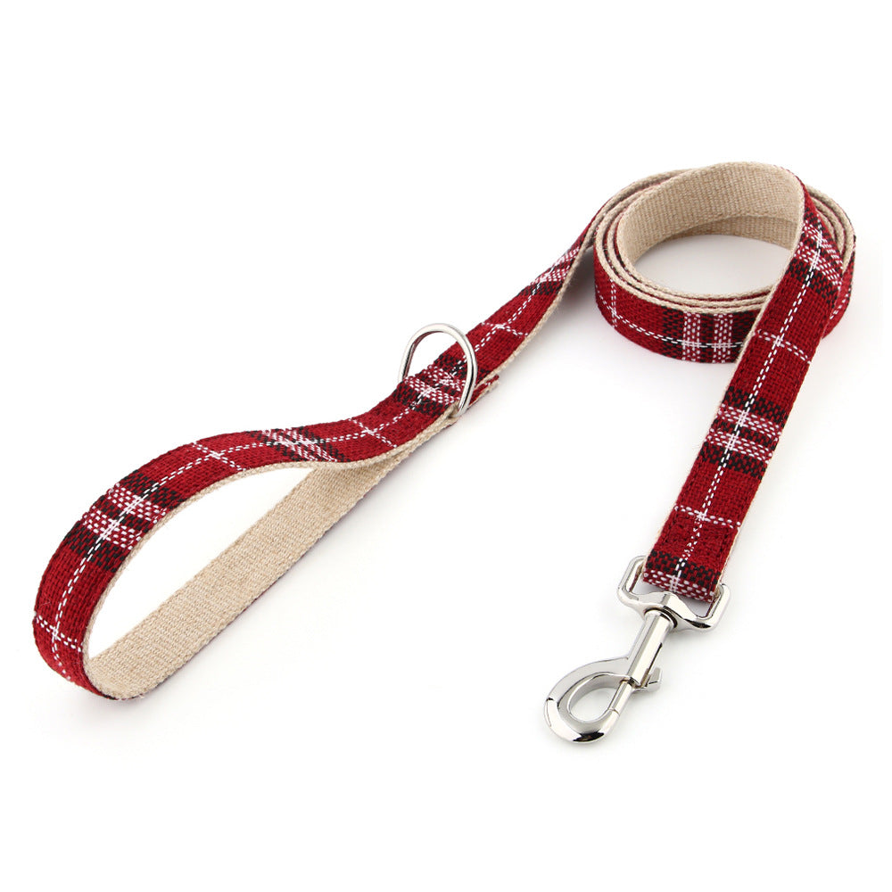 Feuille de chien coton et lin pour la marche extérieure
