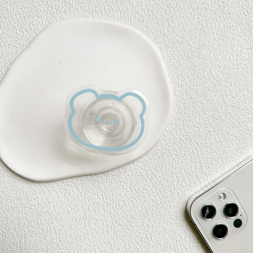 Téléphone portable Airbag Bracket Fleur Transparent dos Sticker