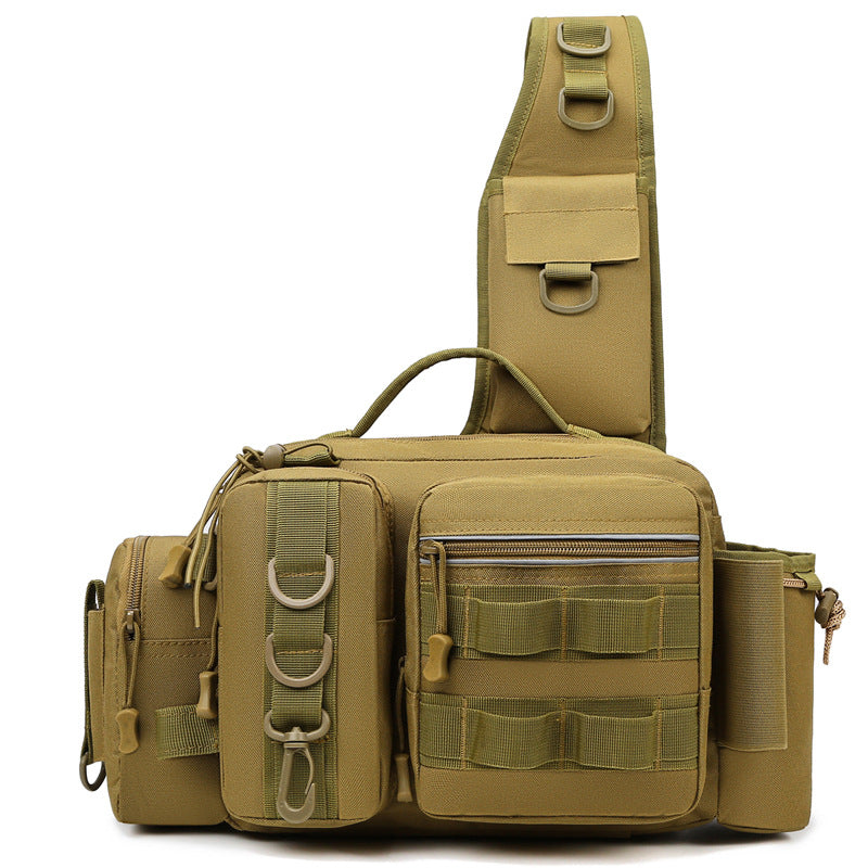 Sac à dos de pêche à la poitrine et à la tige de pêche