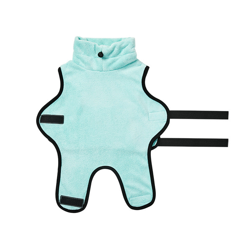 Serviette pour animaux de compagnie épais microfibre absorbant peignoir