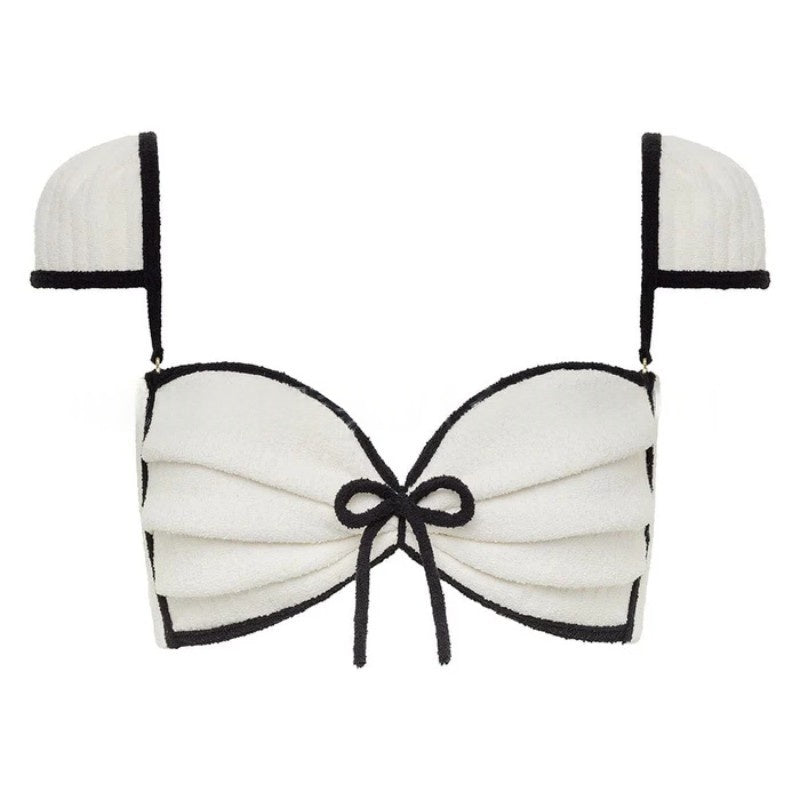 Haute taille Bikini Split maillot de bain avec des paillettes sexy pour les femmes