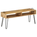 TV stand en bois massif de mangue 110x35x45 cm