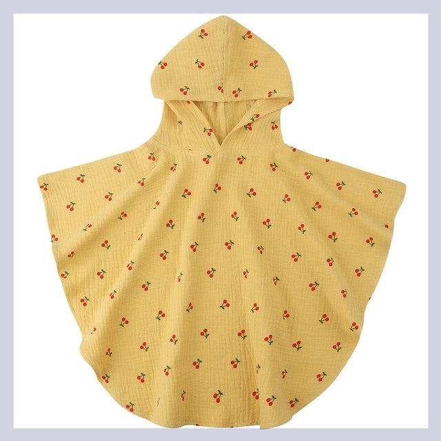 Douce coton bébé serviette à capuche Serviette de bain pour les garçons filles bain