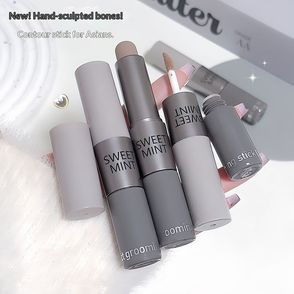 Bâton de Contour double-Effet Visage Contouring et Nez Shadow Matte Finition Bâton de Contour