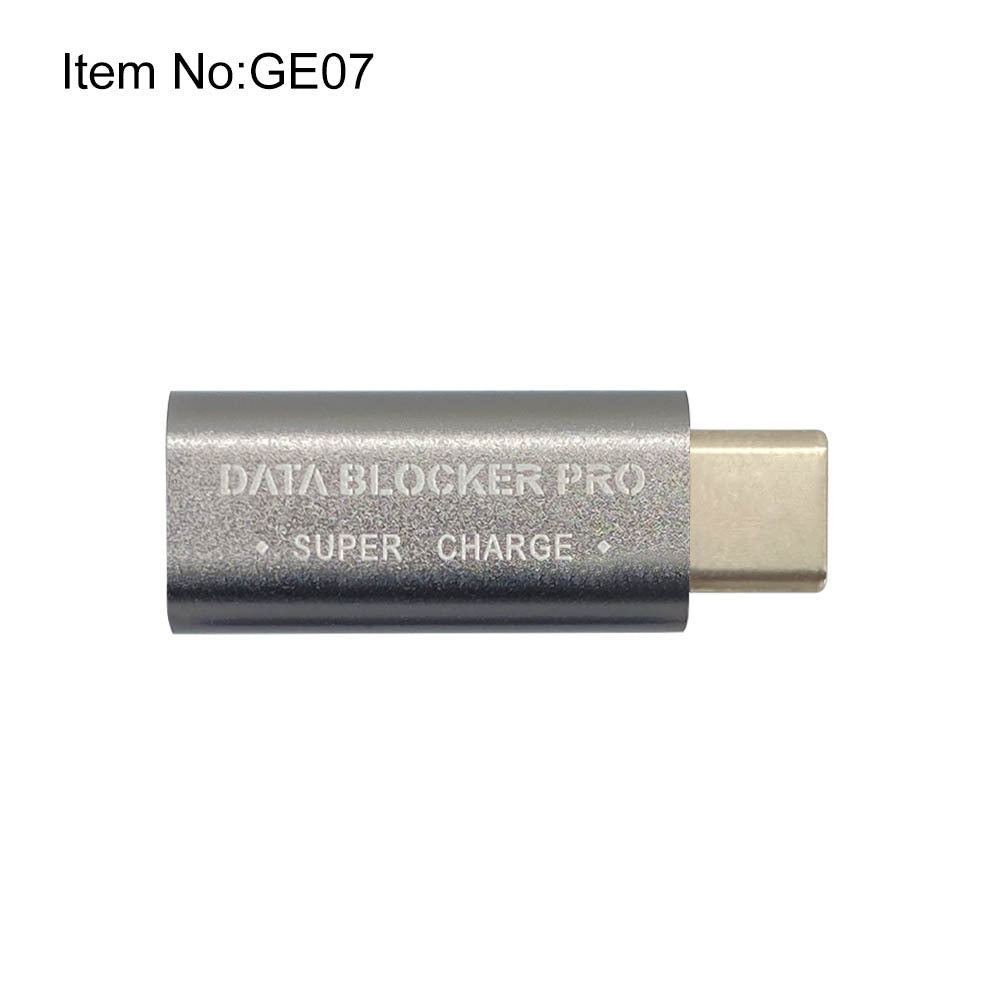 USB-C Apparence antivol en alliage d'aluminium supporte le chargement rapide et le blo
