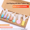 Aliments pour animaux de compagnie Jeu de jouets pour chats 7 pièces
