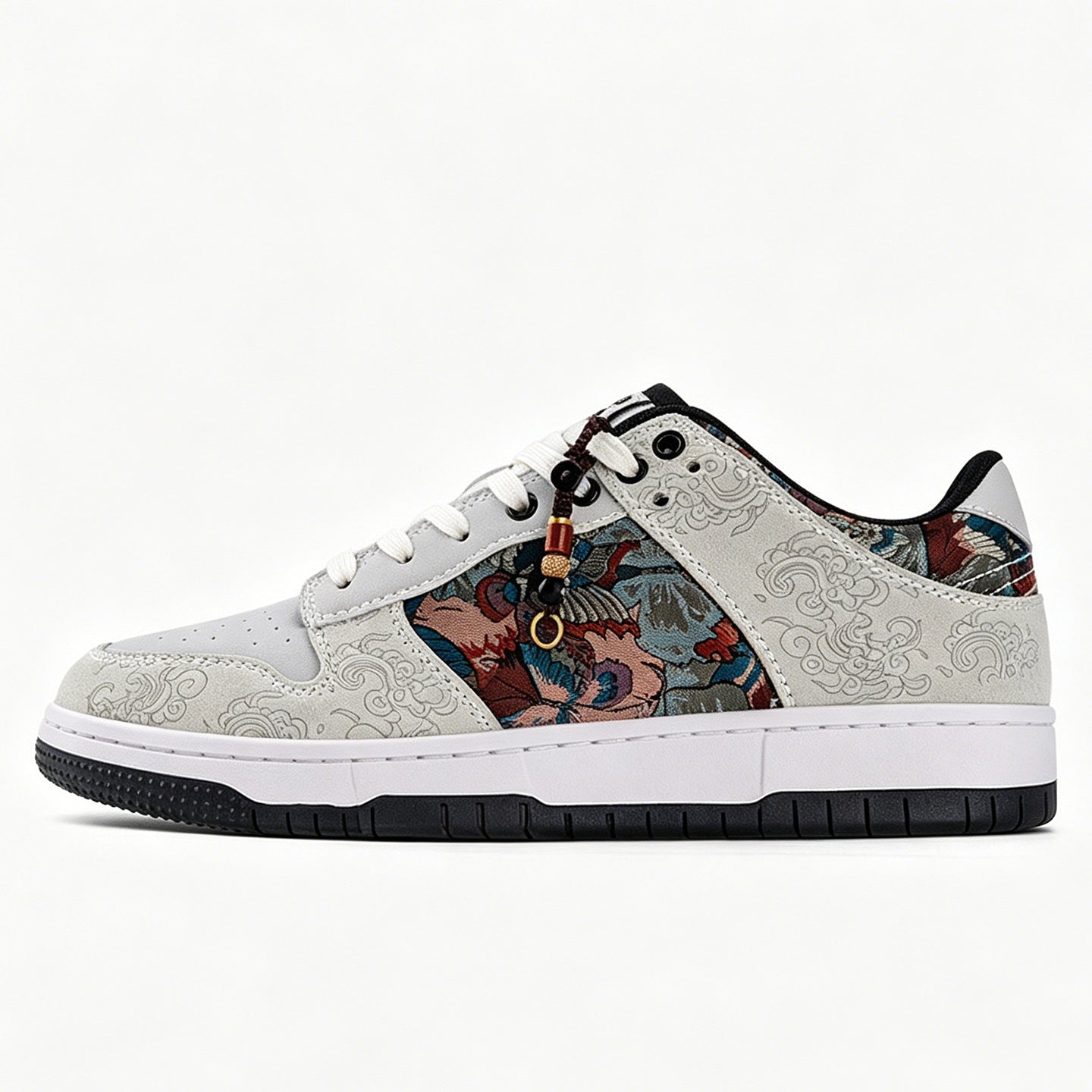 Hommes Chaussures peintes et brodées sport-casual