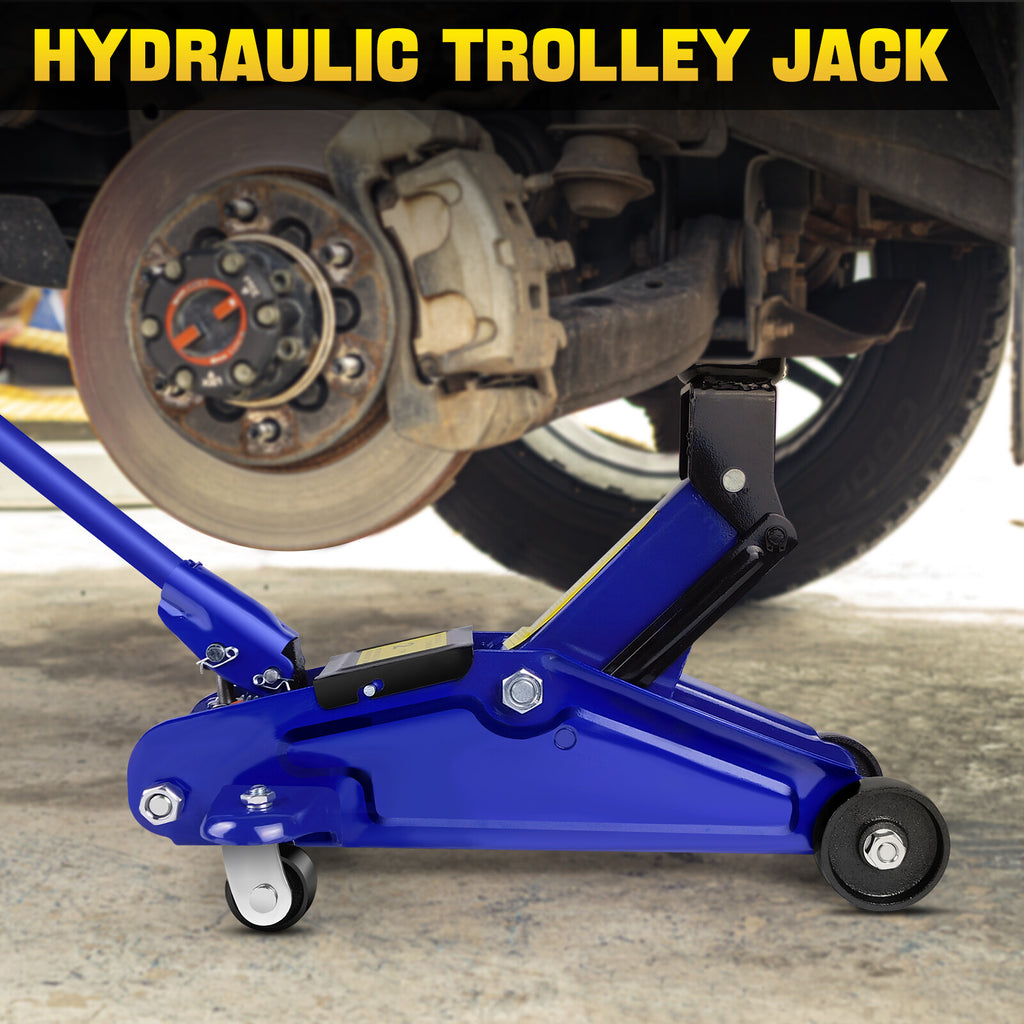 Chariot Jack 2 Tonnes Low Profile Hydraulic Floor Lifting Car Van Garage Nouveau