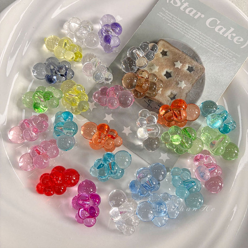 Perles de nuages acryliques translucides