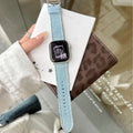 Bracelet de montre en cuir denim mode