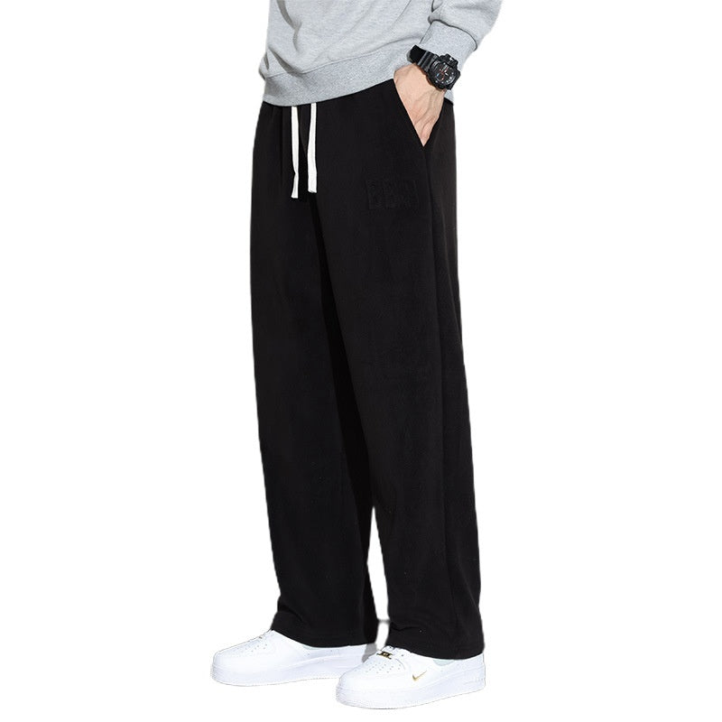 Pantalon casual en cachemire pour hommes d'hiver