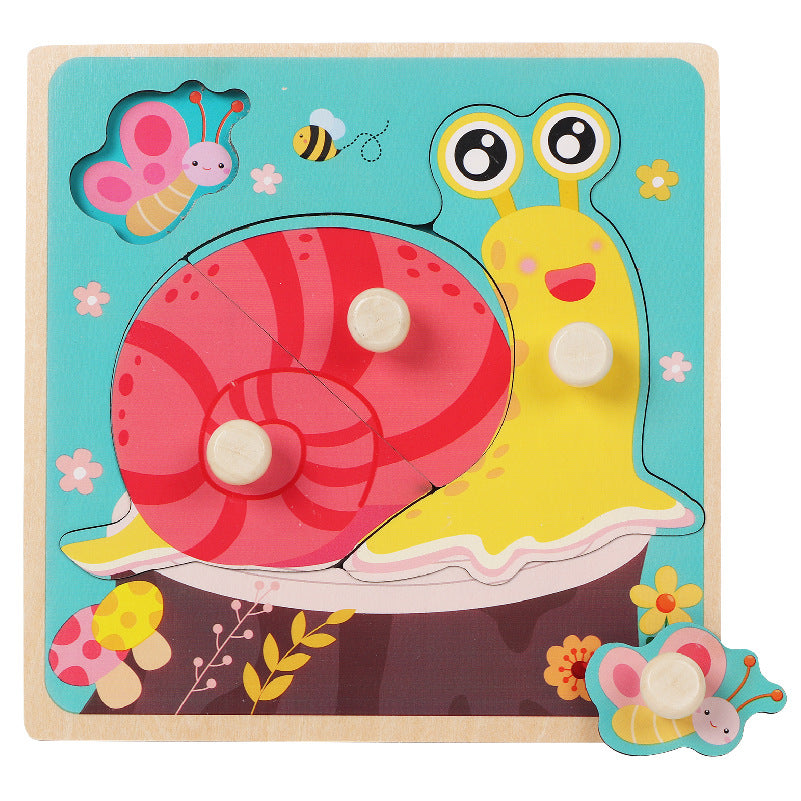 Jouets en bois de table de Puzzle d'épingle pour enfants