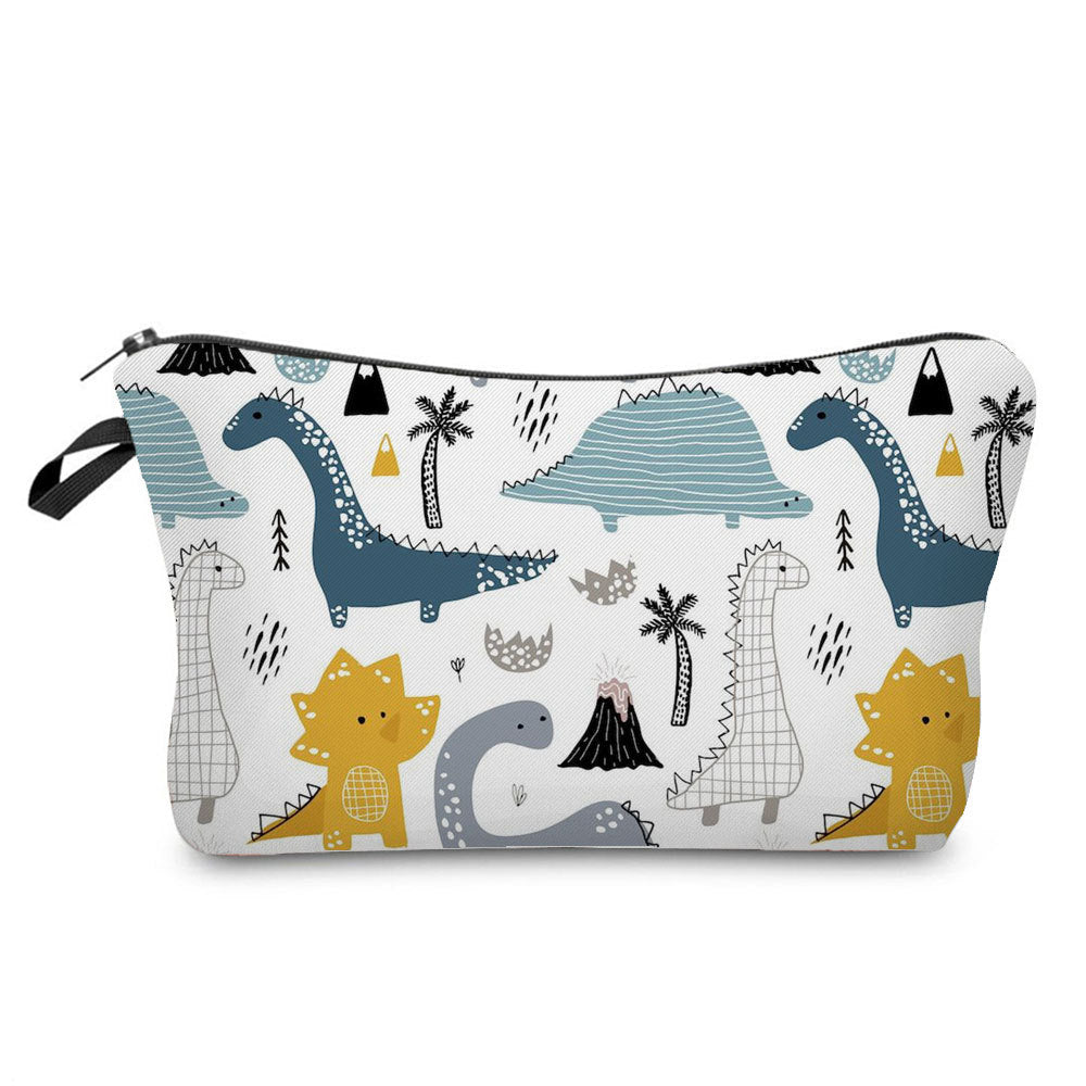 Cartoon Dinosaur Imprimer Sac de maquillage