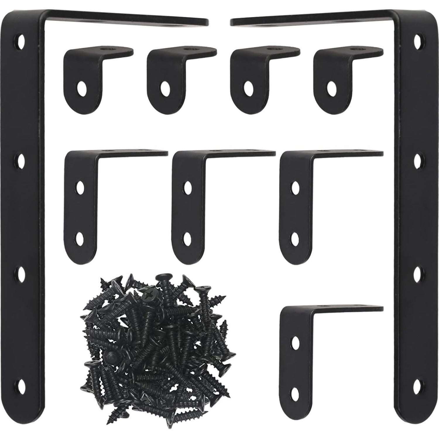 Ensemble de supports de coin noir