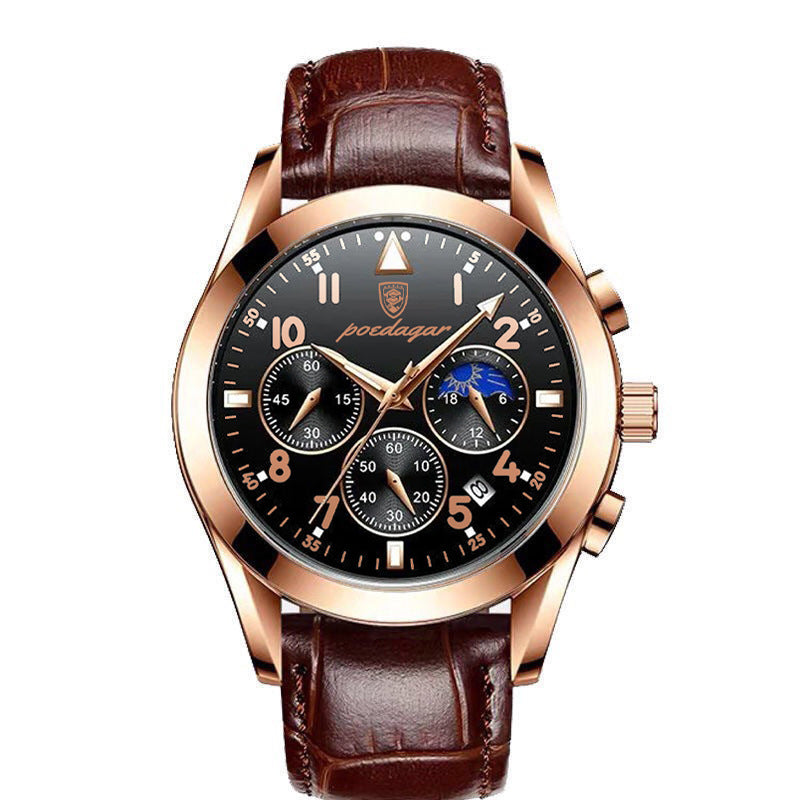 Black Tech Men's Watch Korean Student Fashion