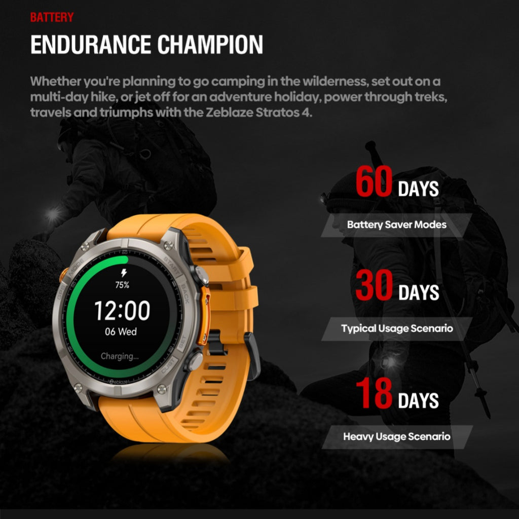 Mouvement de montre intelligente Suivre Nightscape Lighting Flashlight Surveillance de la santé