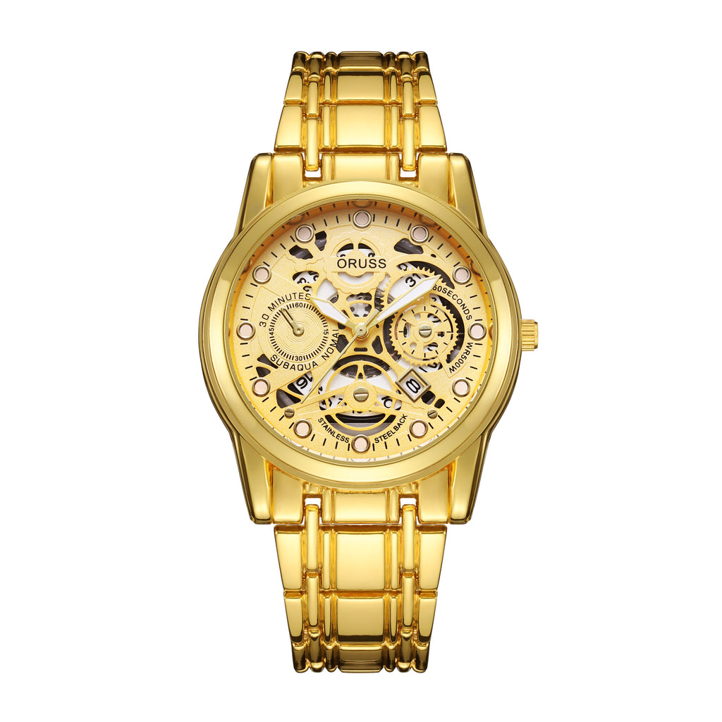 Mouvement automatique de montres Quartz Hollow