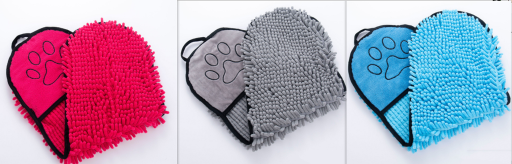 Chiens Chats Serviettes Chien Super Absorbant Peigne de bain Microfibre Serviettes de bain Bain de chat à séchage rapide
