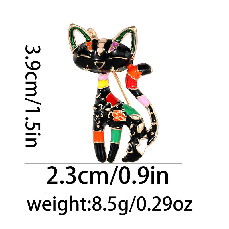 Broche animale polyvalente en alliage minimaliste