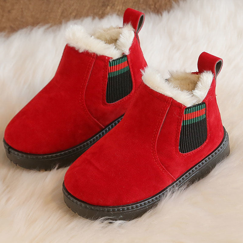 Bottes de neige d'hiver et de velours