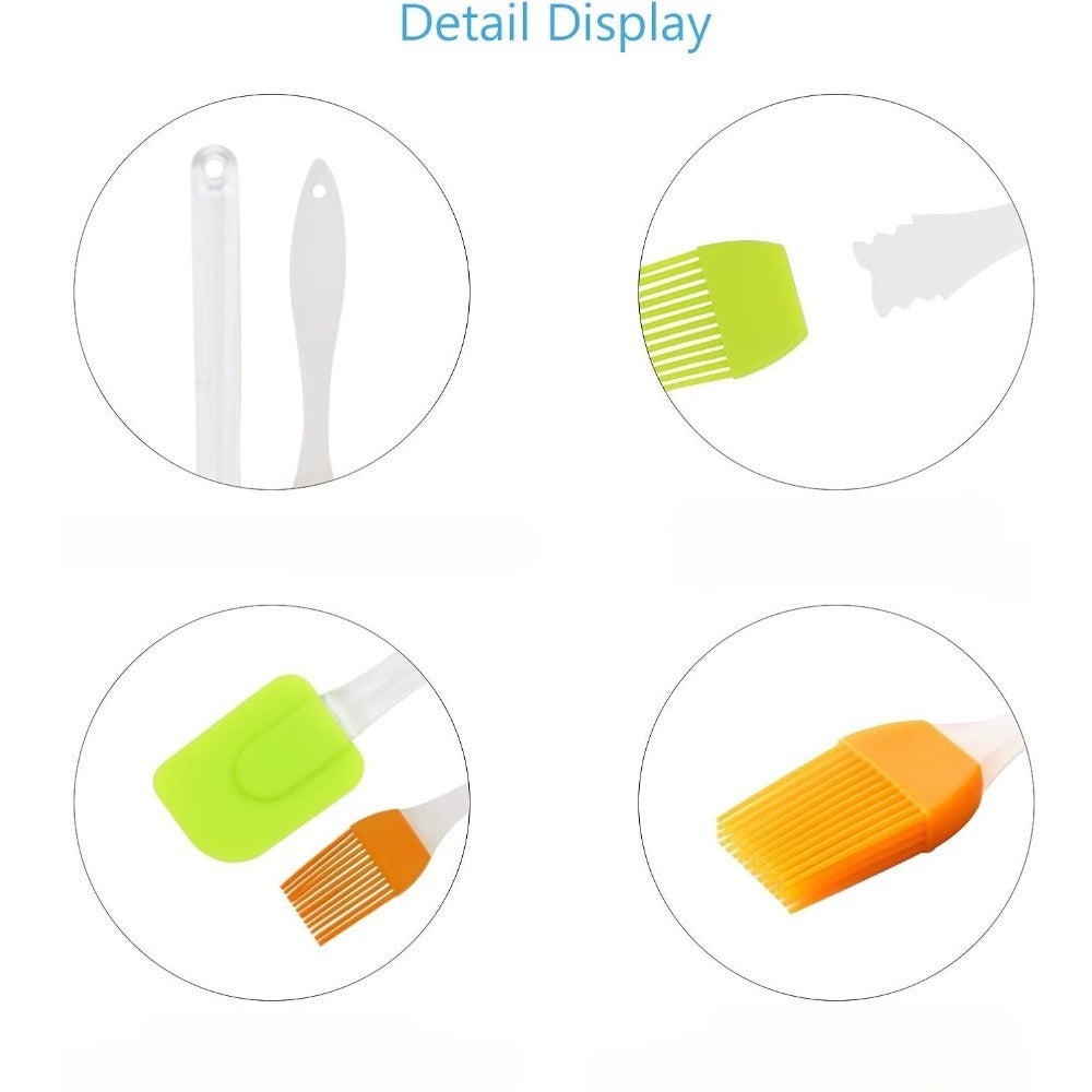 Silicone Brush and Spatula Set