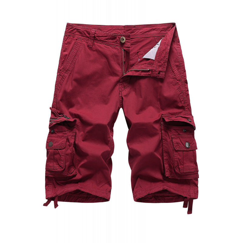 Amazon Commerce extérieur Vêtements de travail pour hommes Bas de fret occasionnel perdu Grande taille Knee Multi-Pocket