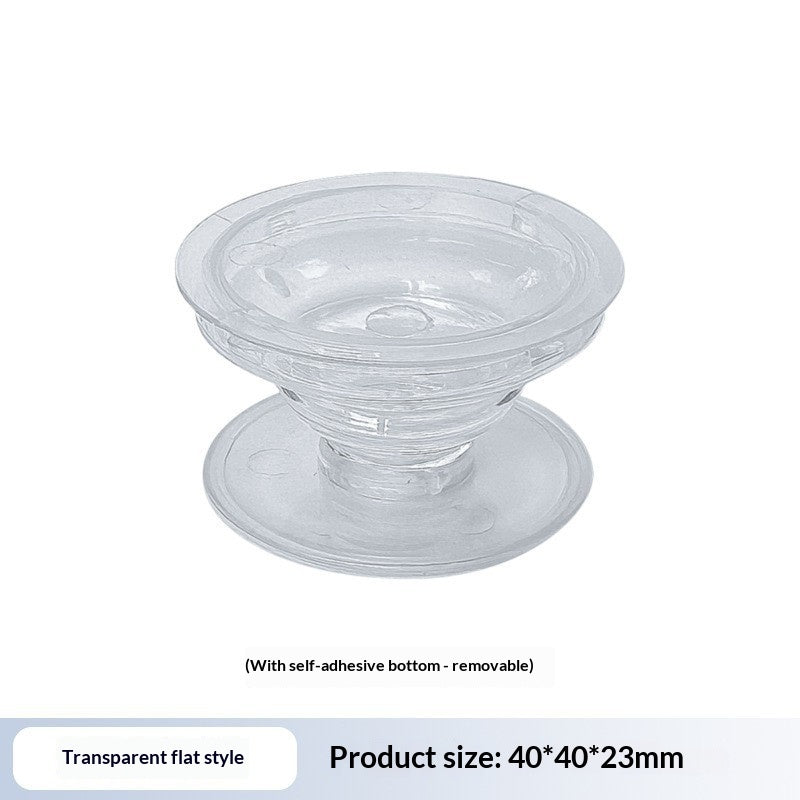 Support de téléphone de coussin gonflable transparent