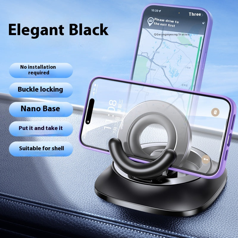 Support de téléphone magnétique avec aspirateur pliable Ajustable Support de voiture magnétique S