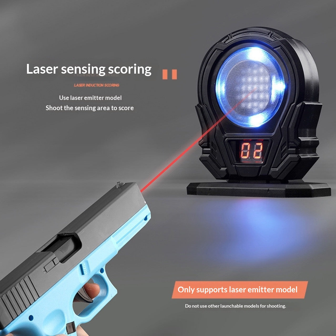Cible de pratique de détection laser infrarouge de notation électronique