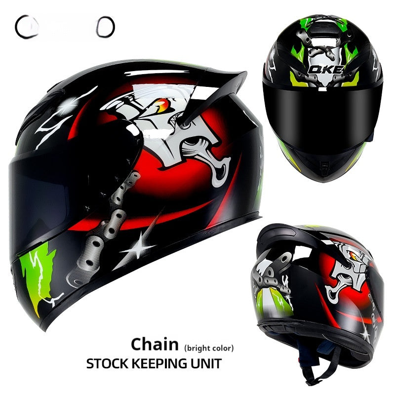 Moto Hiver Personnalité Casque de moto