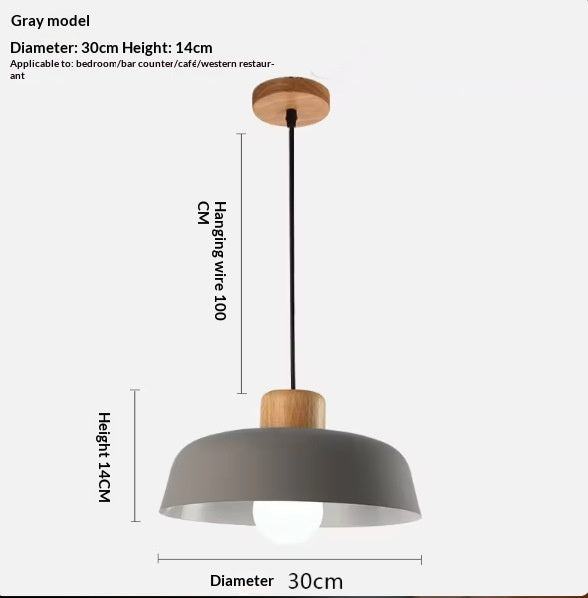 Nordic Restaurant Chandelier Macaron Bedside Lamp
