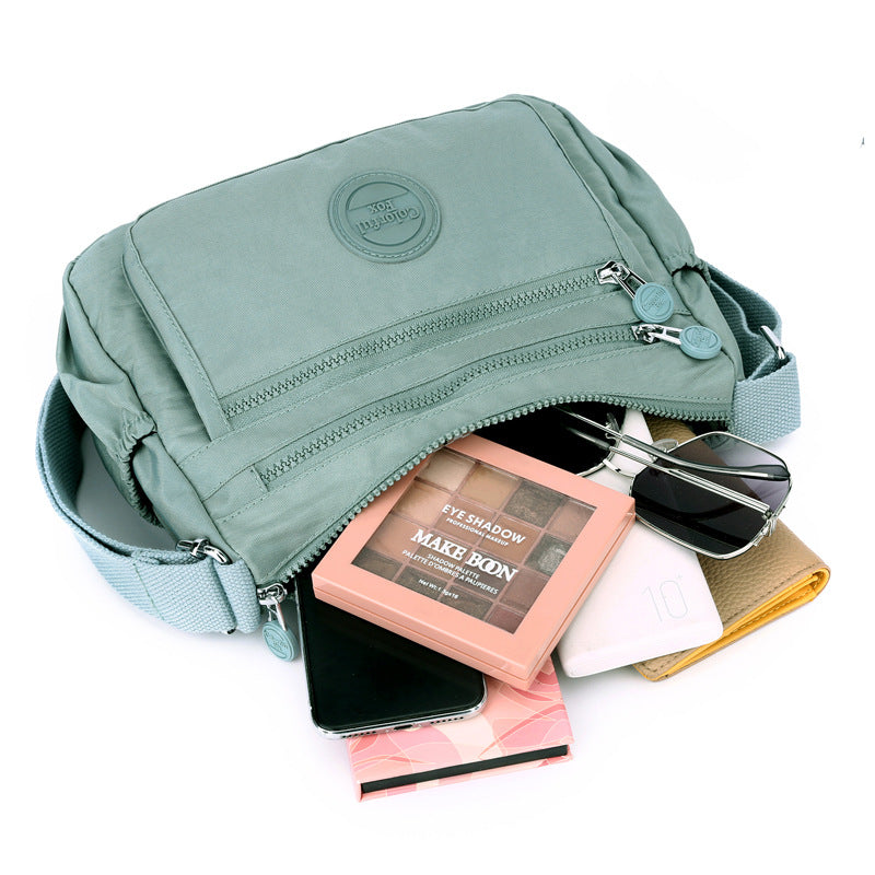 Renard coloré Grande capacité Femmes Sac d'épaule extérieur Casual hydrofuge Multi-couche