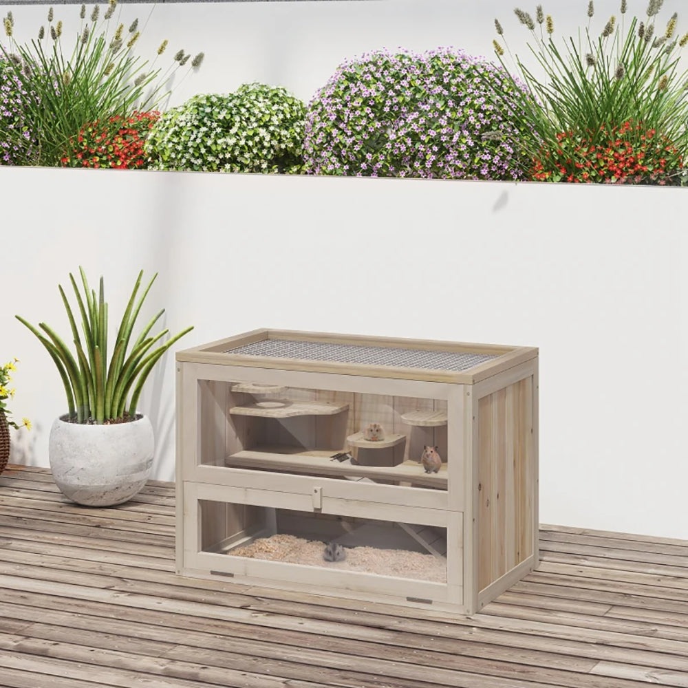 2-Niveau hamster Cage Mice and Rat House