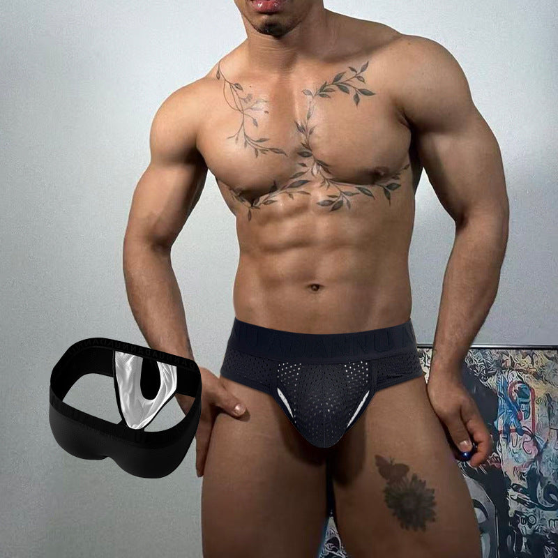 Slips pour hommes sexy amovibles en balles