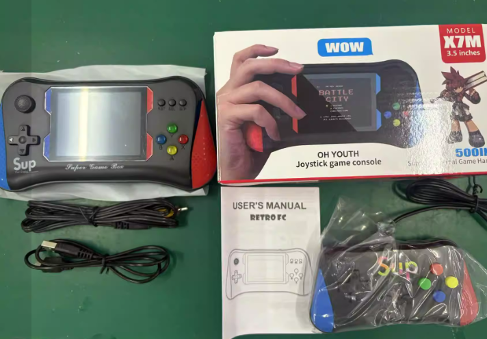 3.5' 500 Jeux Classiques Handheld Retro Video Jeu Console Player Pour Enfants Adultes