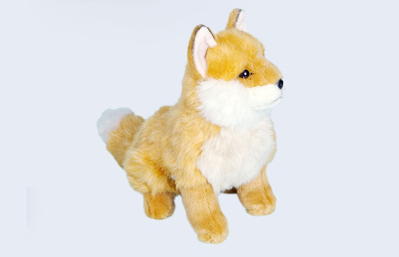 Cute white animal plush toy