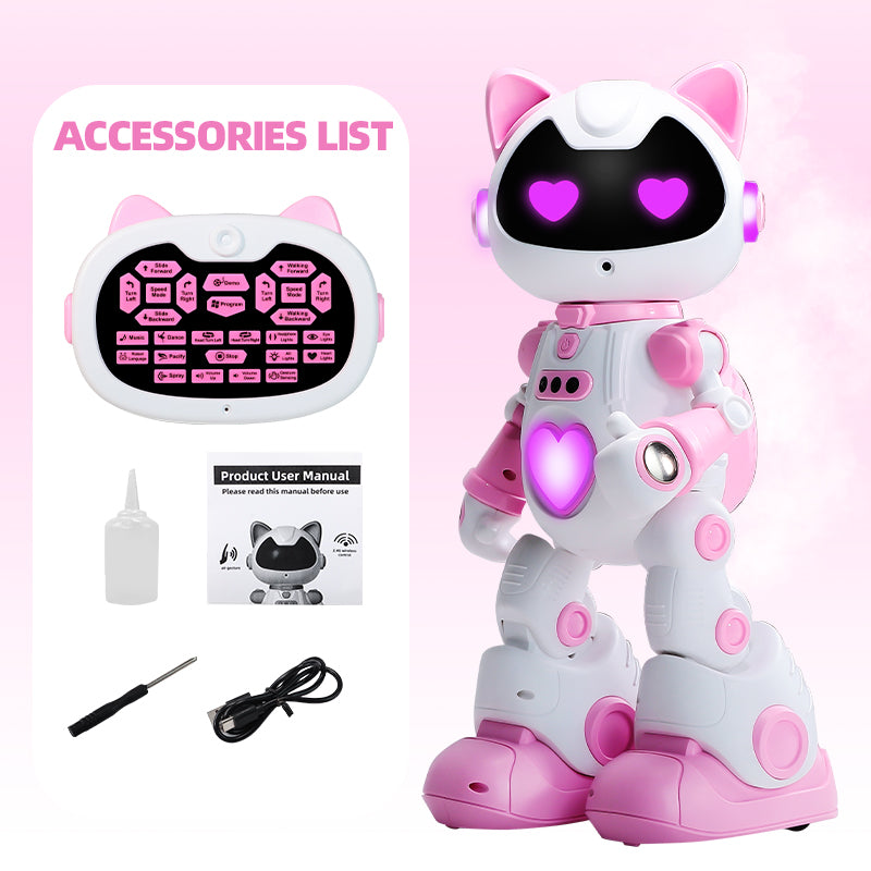 Programmation intelligente Gesture Induction Robot Spray Lampe Respirante Cool Jouets pour enfants