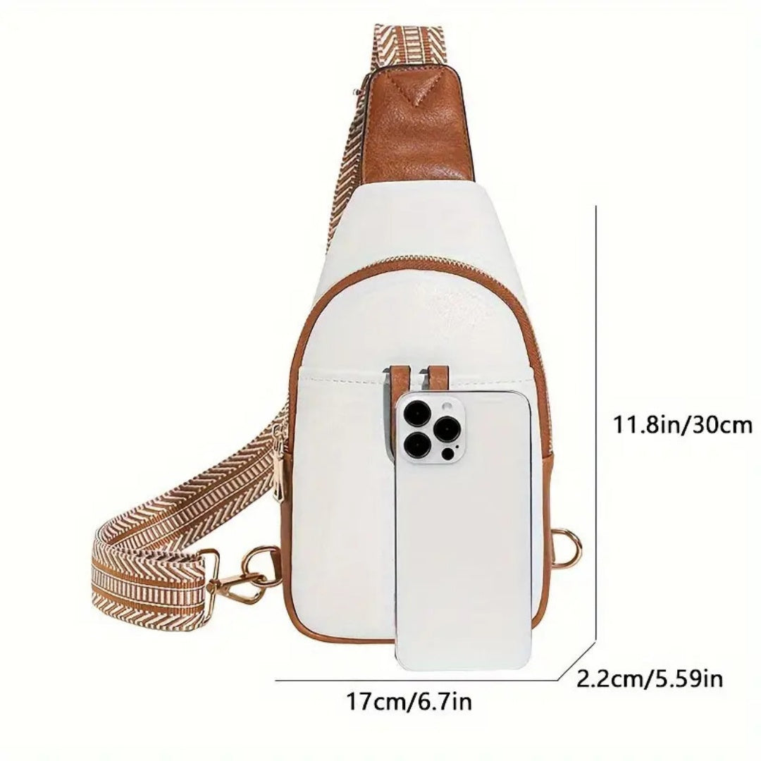 Uniquement prise de soi---Sling Sac pour femmes Crossbody Fanny Packs pour femmes cuir Sling poitrine
