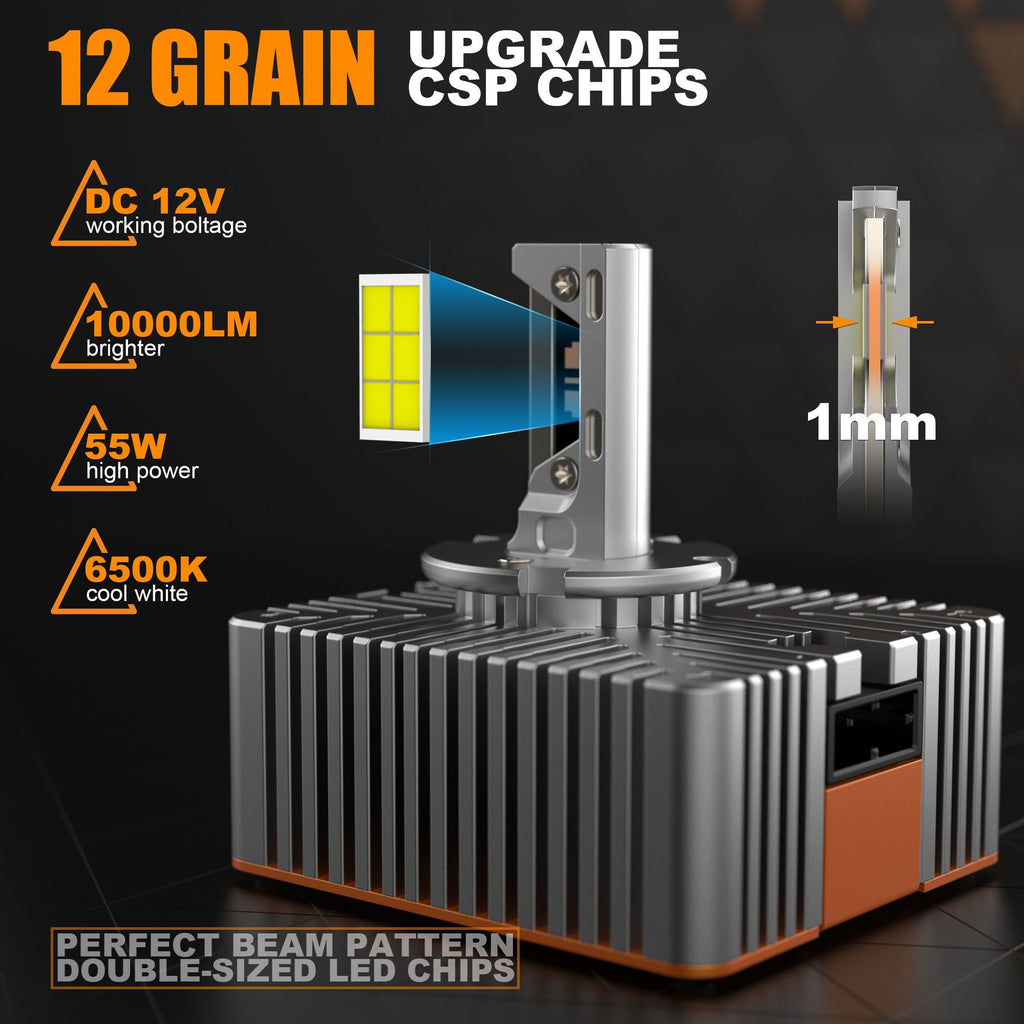 Super Bright D1SD2SD3SD4Scar LED Phare