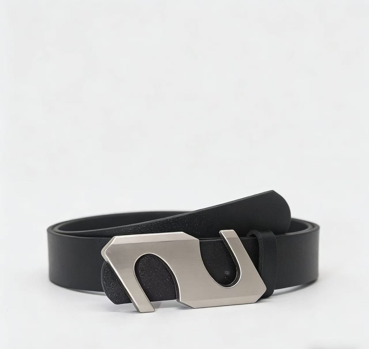 Ceinture en cuir large et rétro-rad Brown avec une sensation premium