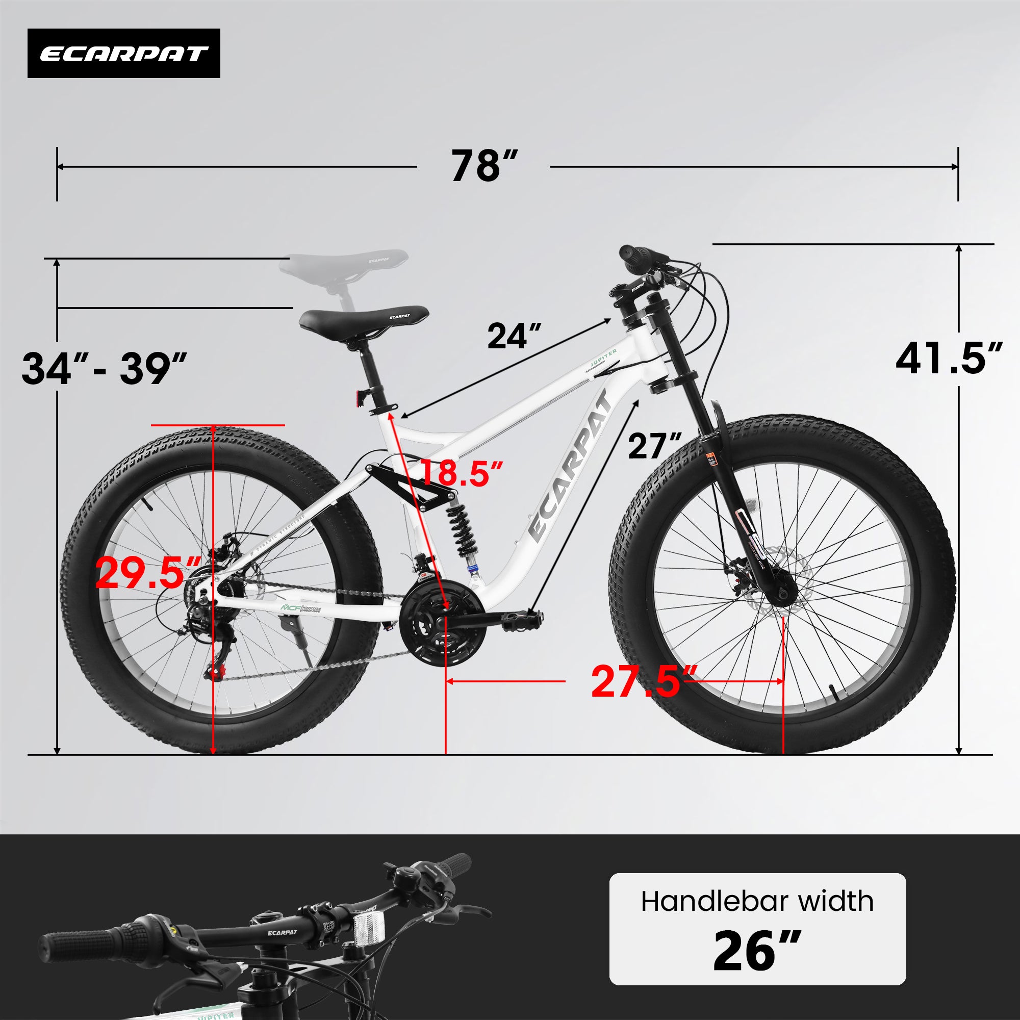 A26309 Vélo de montagne de 26 pouces