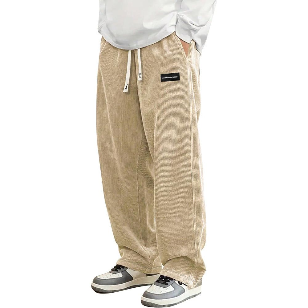 Commerce extérieur Pantalons occasionnels Pantalons masculins à jogging solitaire Pantalons sport Sweatpants tendance Versatile Lon