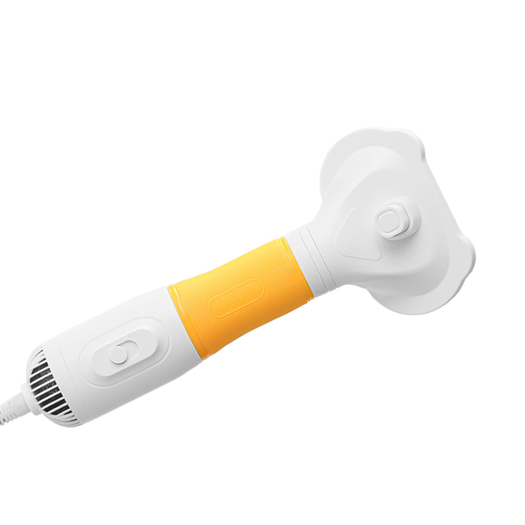 Sèche-cheveux pour animaux de compagnie avec brosse slicker faible bruit 600W 3 température réglable 3 en 1