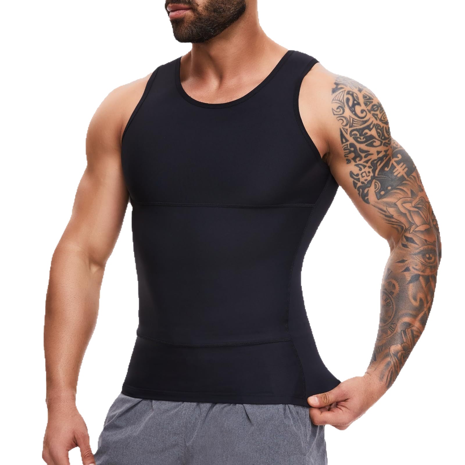 Formes homme Fitness Vest Corset Belly Control Close-fitting Elastic Tight-fitting Spor