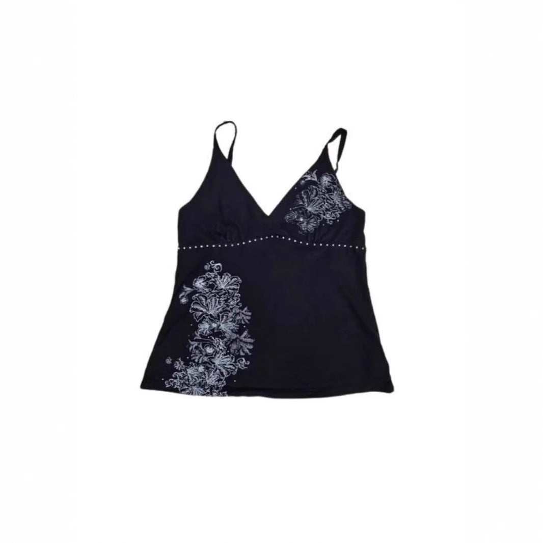 PrintempsÉté Arrivée Femmes Slim-Fit Strapless Top avec l'impression Resort-Style